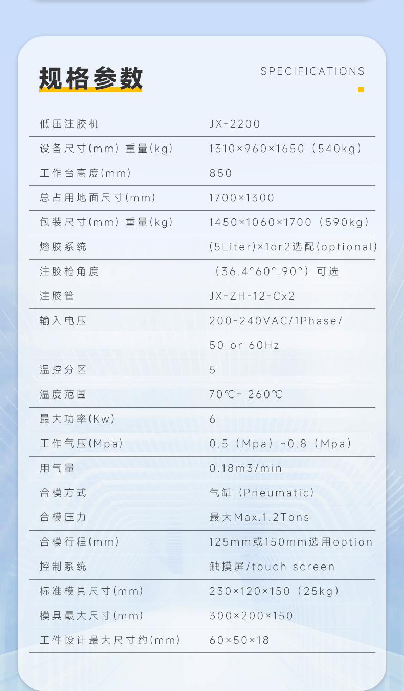 JX-2200 双工位侧式分体机(图6)